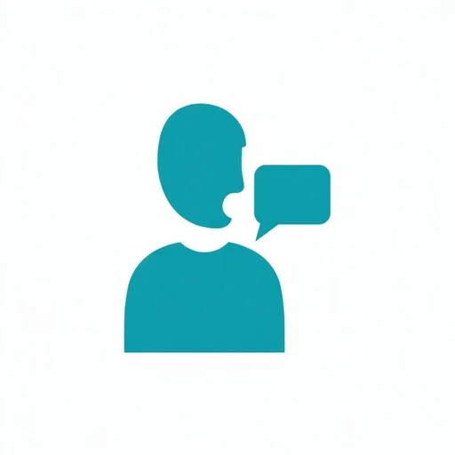 Speech therapy icon, version 2