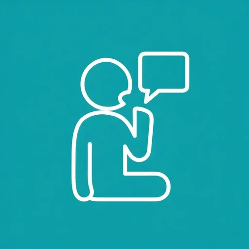 Speech therapy icon, version 3
