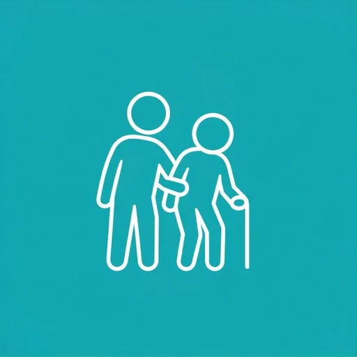 Adult and elderly care icon